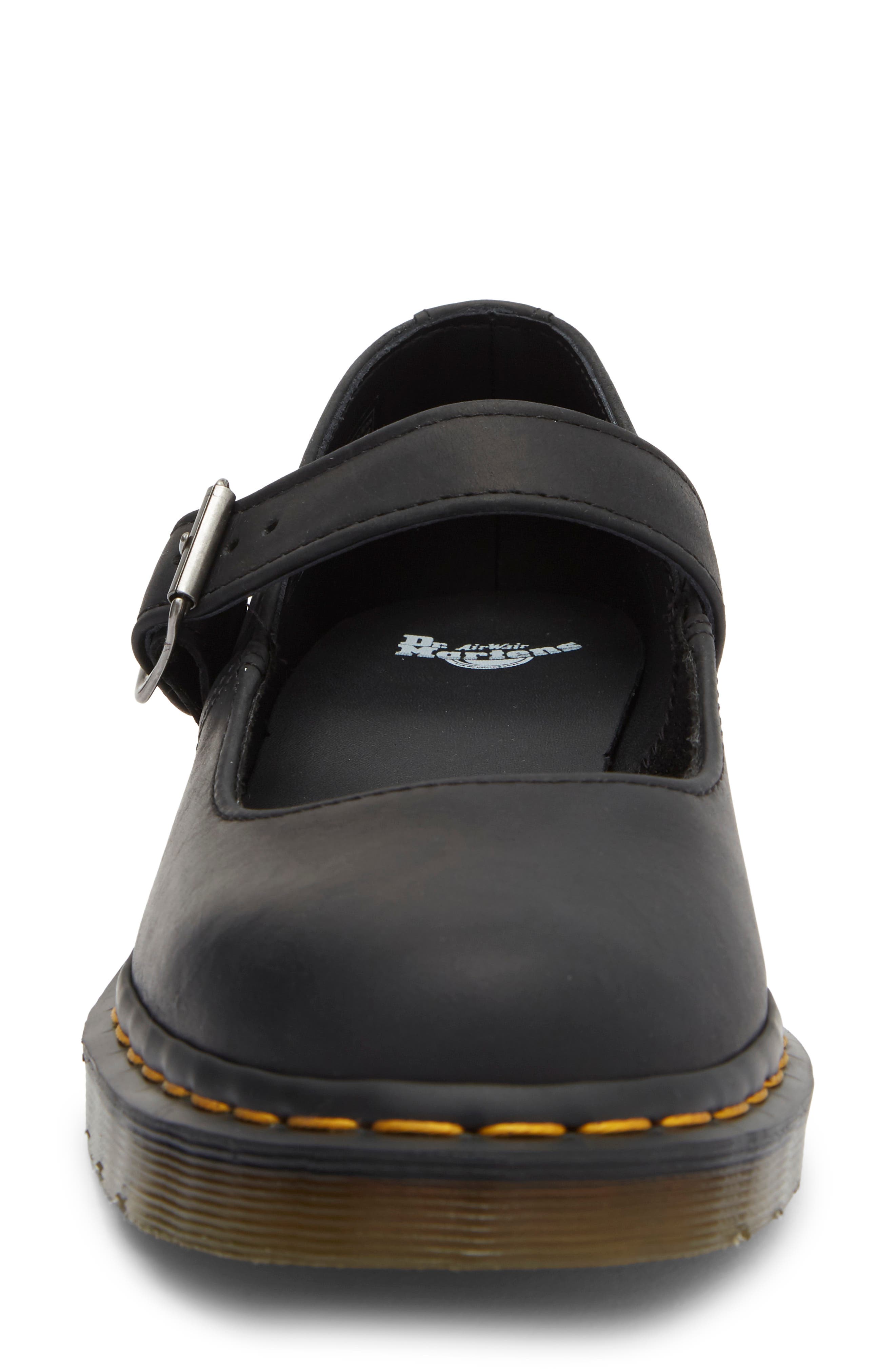 Mariel II Mary Jane Flat, Alternate, color, BLACK