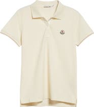Moncler Logo Patch Cotton Piqué Polo