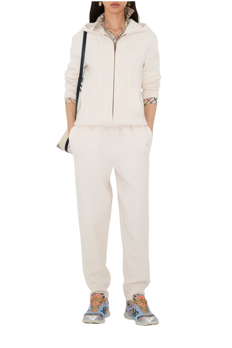 Cashmere Blend Jogging Pants, Main, color, Chalk white