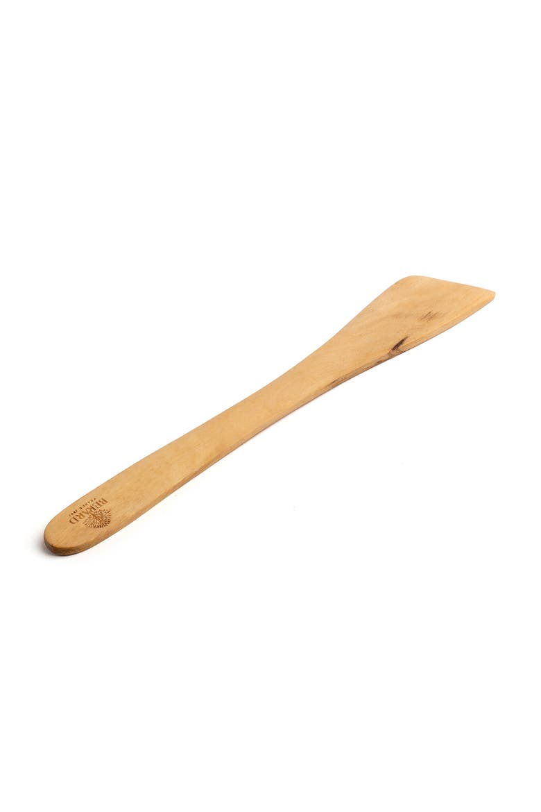 Contour Olive Wood Straight Beveled Spatula, 12-Inch, Main, color, Brown