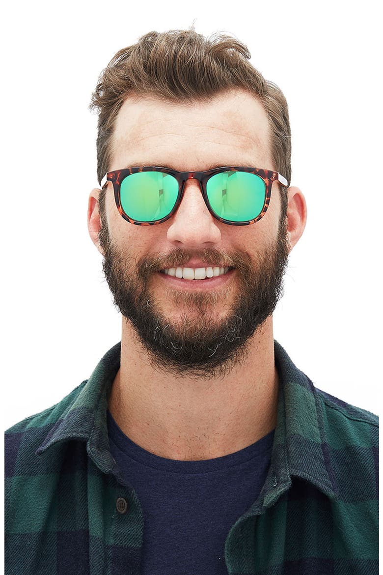 Seacliff 48mm Polarized Sunglasses, Alternate, color, CLEAR OCEAN