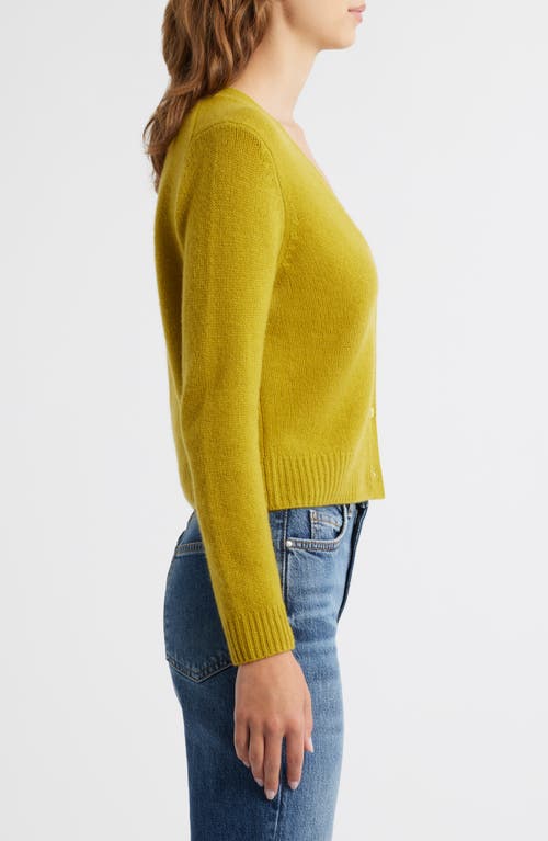 Doen Dôen Cameron Cashmere V-neck Cardigan In Green
