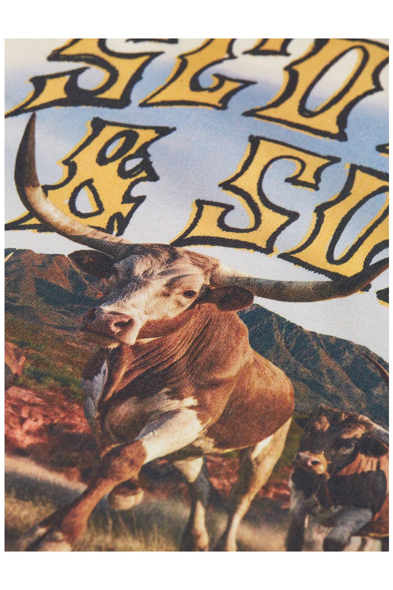 Kids' Western Graphic T-Shirt, Alternate, color, EGGNOG