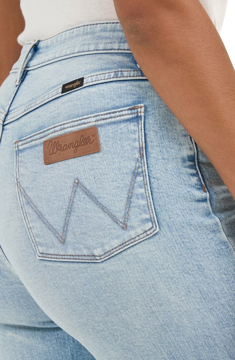 Wrangler Release Hem Wide Leg Jeans, Alternate, color, Oasis