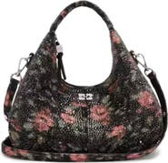 Ganni Mini Flowers Hobo Bag
