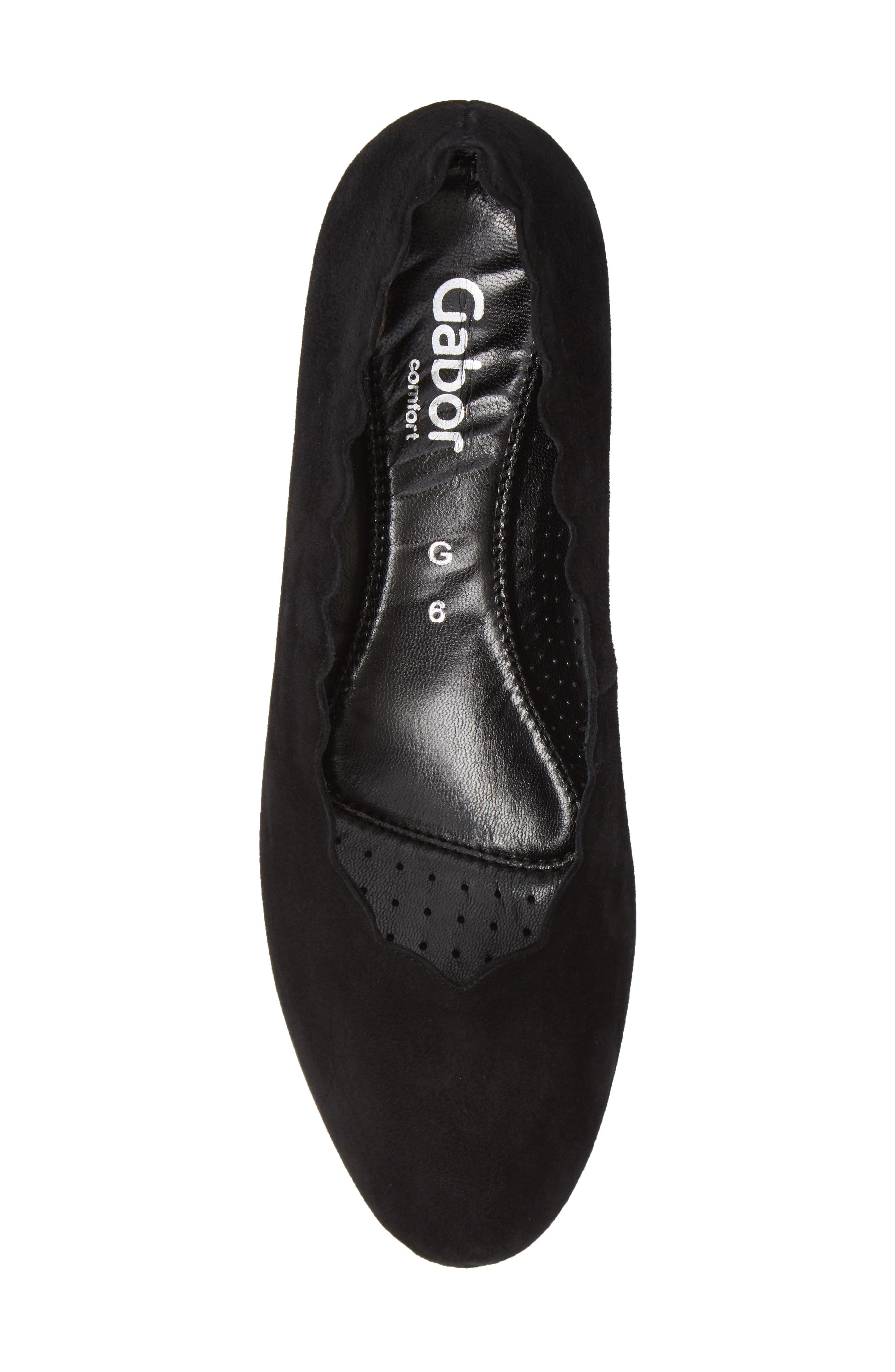 Gabor Scalloped Pump, Alternate, color, 