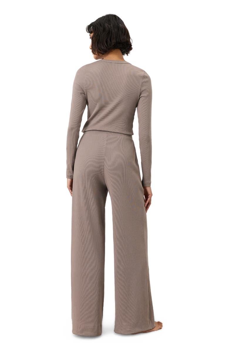 Pact Dream Rib Slim Henley Made With Organic Cotton, Alternate, color, Cinder