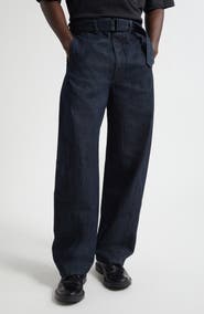 Lemaire Twisted Belted Jeans