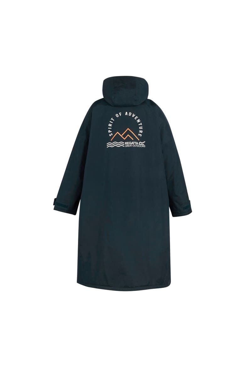 Gender Inclusive Spirit Of Adventure Waterproof Changing Robe, Alternate, color, Navy and Ivy Moss