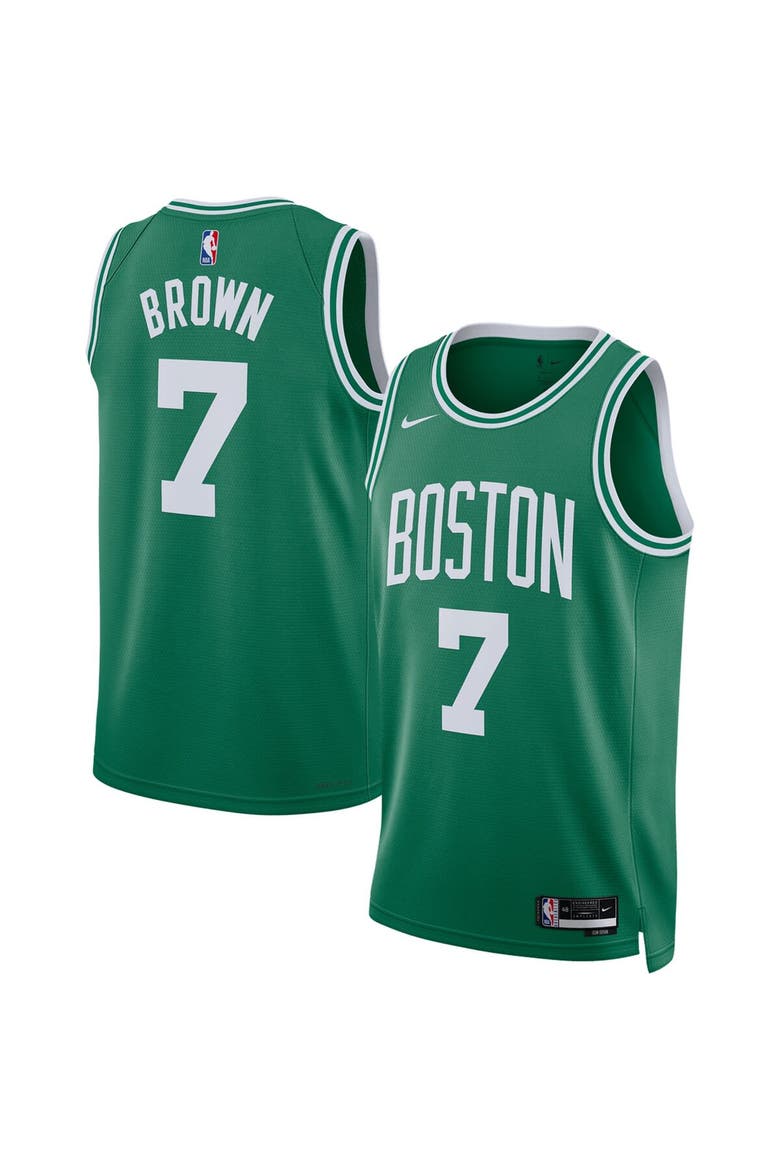 Unisex Nike Jaylen Brown Kelly Green Boston Celtics Swingman Jersey - Icon Edition, Alternate, color, Kelly Green