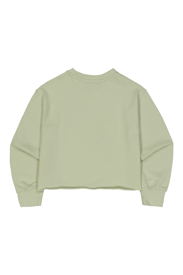 Kids' French Terry Relaxed Fit Sweatshirt, Alternate, color, SAGE