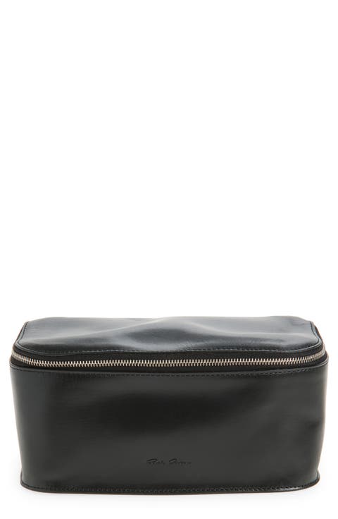 Medium Calfskin Leather Toiletries Bag