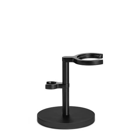 Rocca Series Matte Black Shaving Set Stand