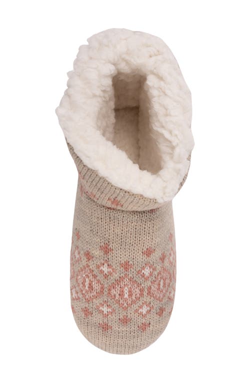 Muk Luks Favina Faux Shearling Slipper In Multi