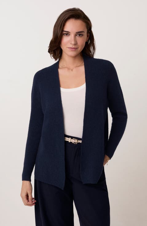 Longline Ribbed Cardigan