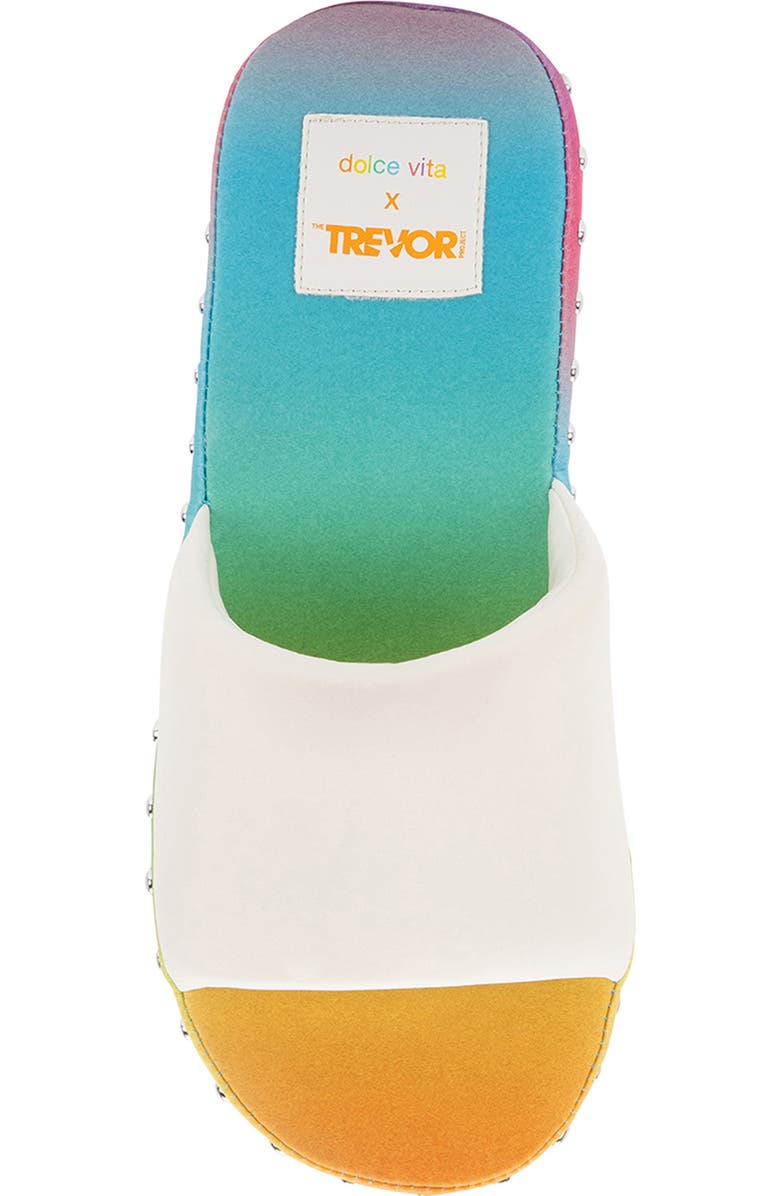 Dolce Vita x The Trevor Project Mochi Pride Slide Sandal, Alternate, color,