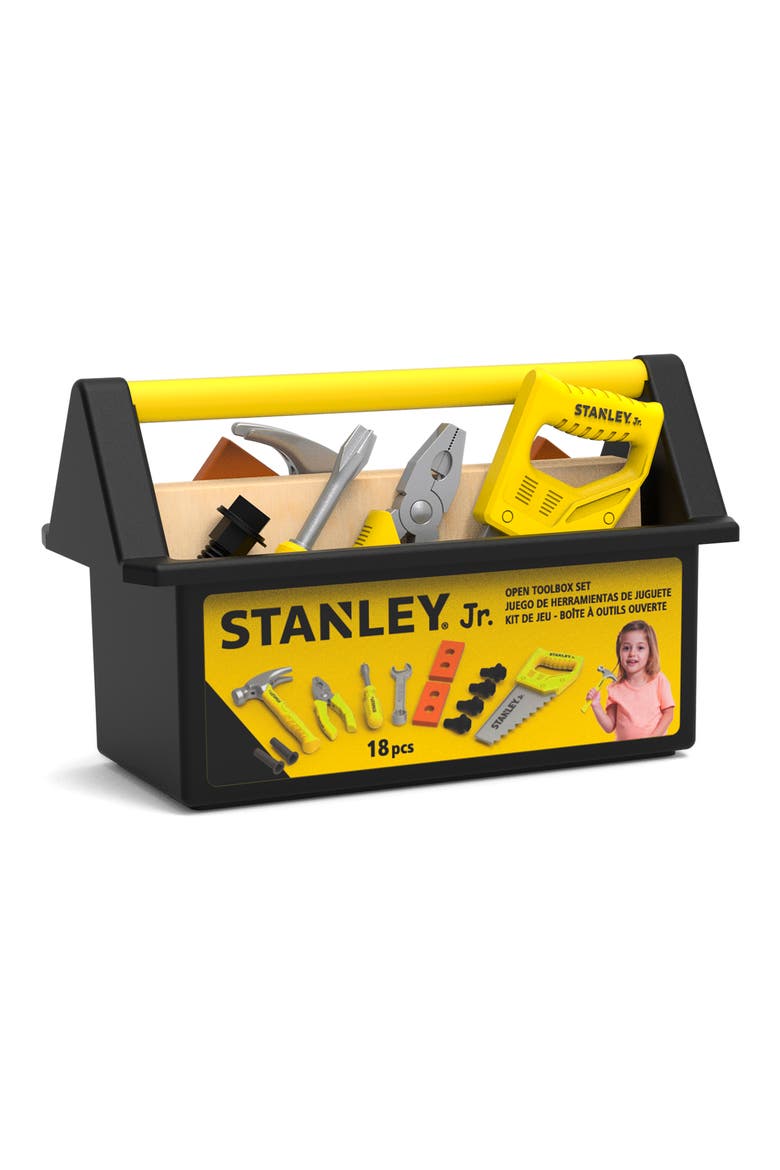 20-Piece Toy Toolbox Set, Main, color, YELLOW & BLACK