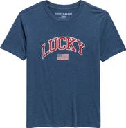 Lucky Brand Kids' Flag Logo Graphic T-Shirt