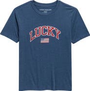 Lucky Brand Kids' Flag Logo Graphic T-Shirt