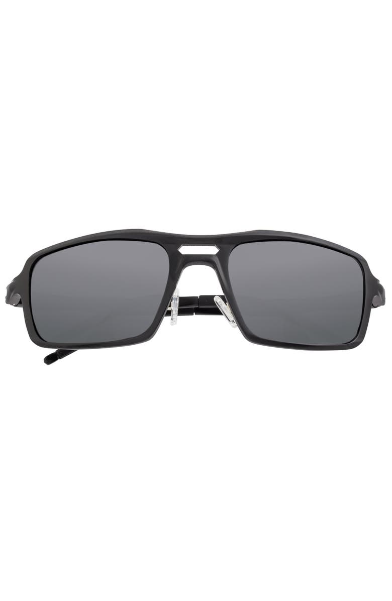 BREED Orpheus Aluminum Polarized Sunglasses, Alternate, color, Black/Black