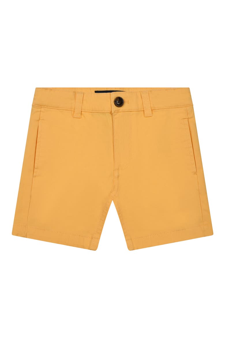 Kids' Solid Cotton Chino Shorts, Main, color, YEL YELLOW