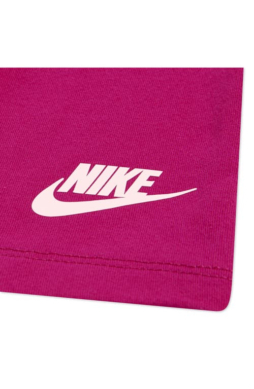 Nike Wild Warmth Logo Sweatshirt & Flared Leggings Set In Pink