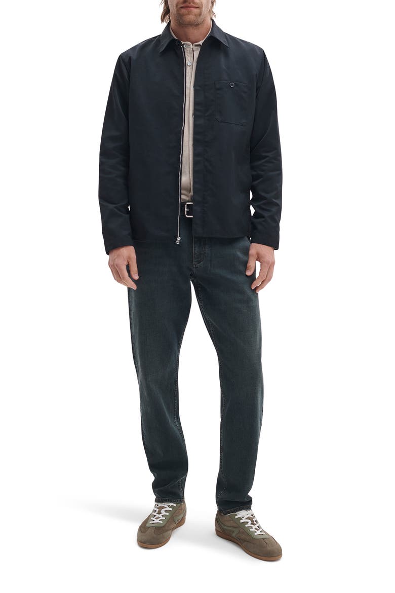 Karl Zip Shirt Jacket, Alternate, color, BLACK