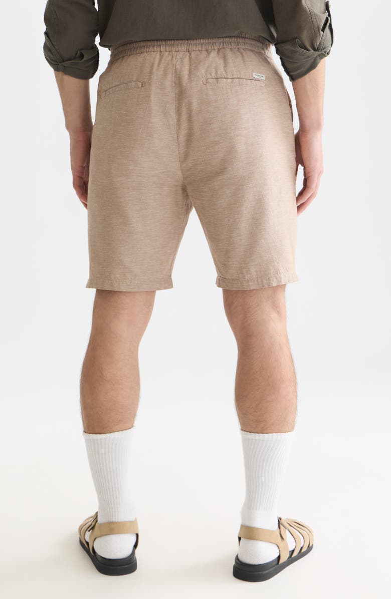 Scotch & Soda Regular Fit Cotton & Linen Chino Shorts, Alternate, color, Amphora