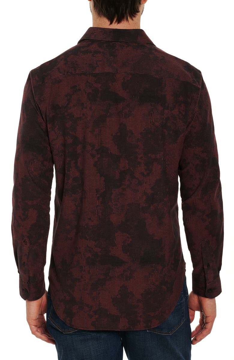 Robert Graham Nara Park Cotton Corduroy Button-Up Shirt, Alternate, color,