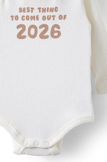 Organic Pointelle Long Sleeve Bubbysuit