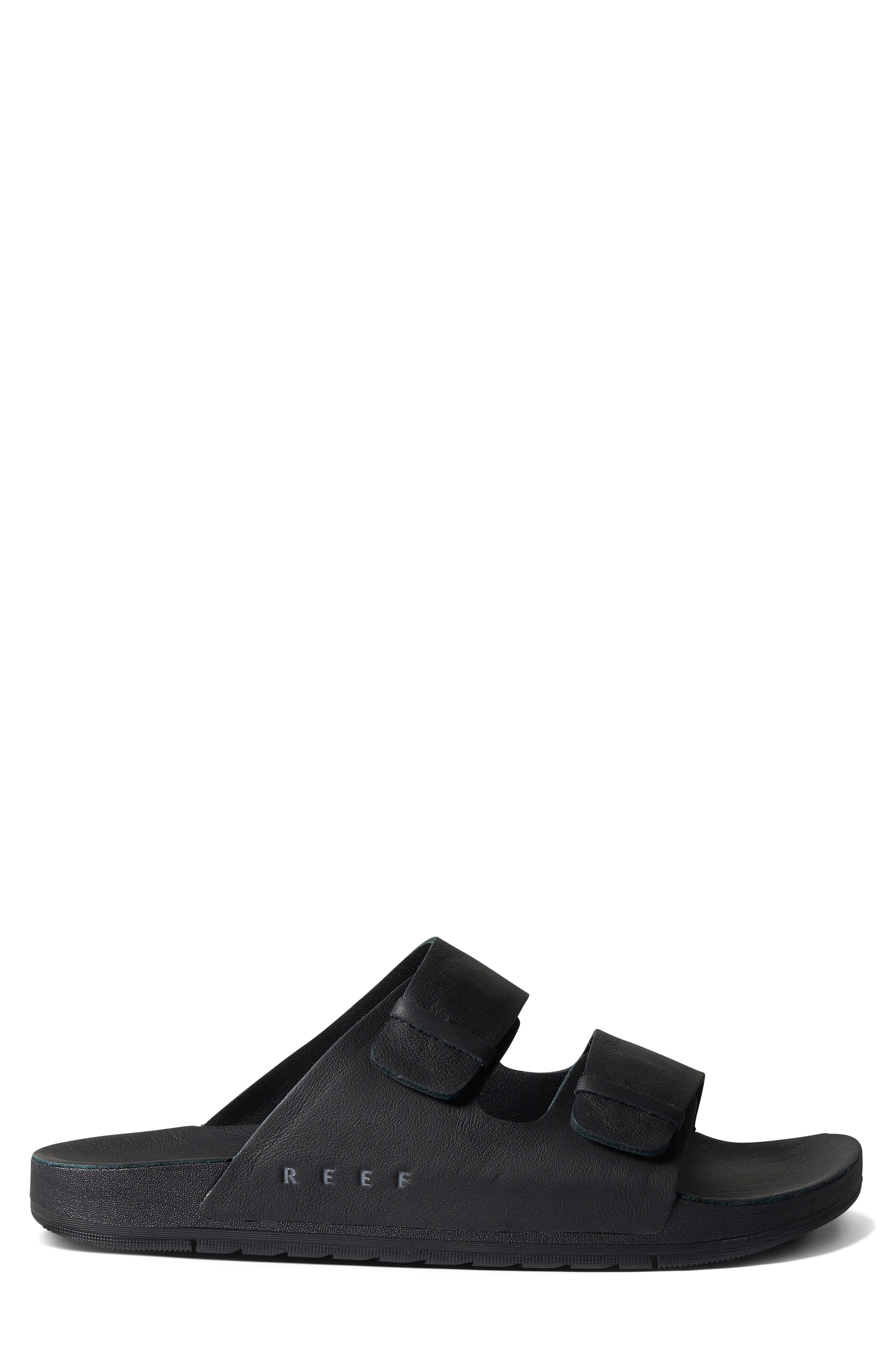 Reef Ojai Two-Bar Slide Sandal, Alternate, color, Black