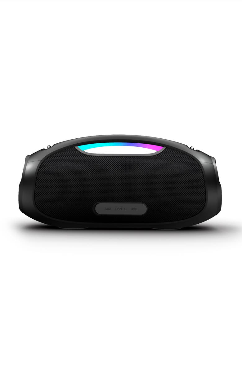 MEE audio partySPKR XL Bluetooth Wireless Speaker w/ Dynamic LED Lighting, Alternate, color, Black