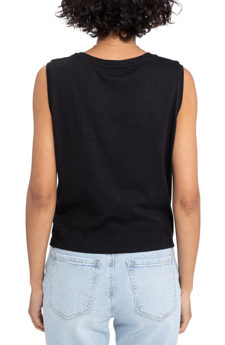Sanctuary Twisted Cotton Blend Slub Jersey Tank, Alternate, color, 
