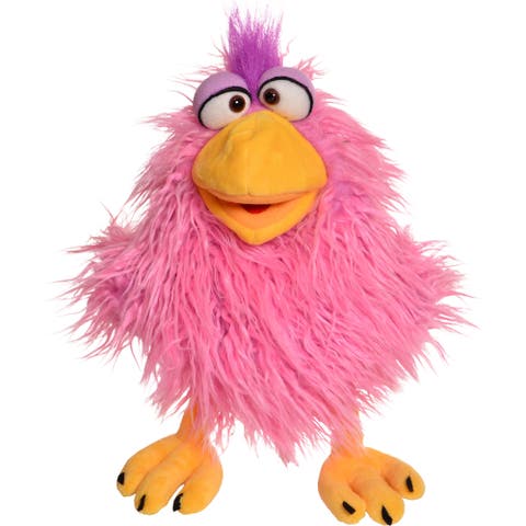 Cheeks The Pink Chicken 14 Inch Plush Hand Puppet