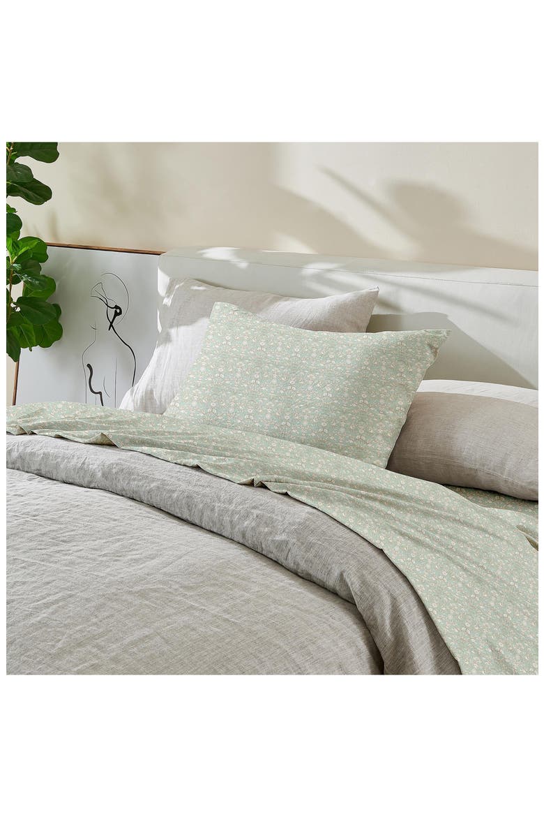 Killian Pre-Washed Sheet Set, Alternate, color, CHAMBLEE BLUE