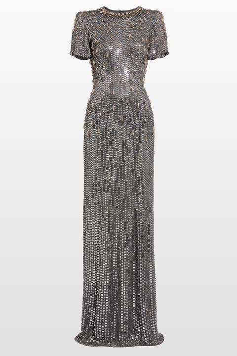 Serenity Sequin-Embellished Gown