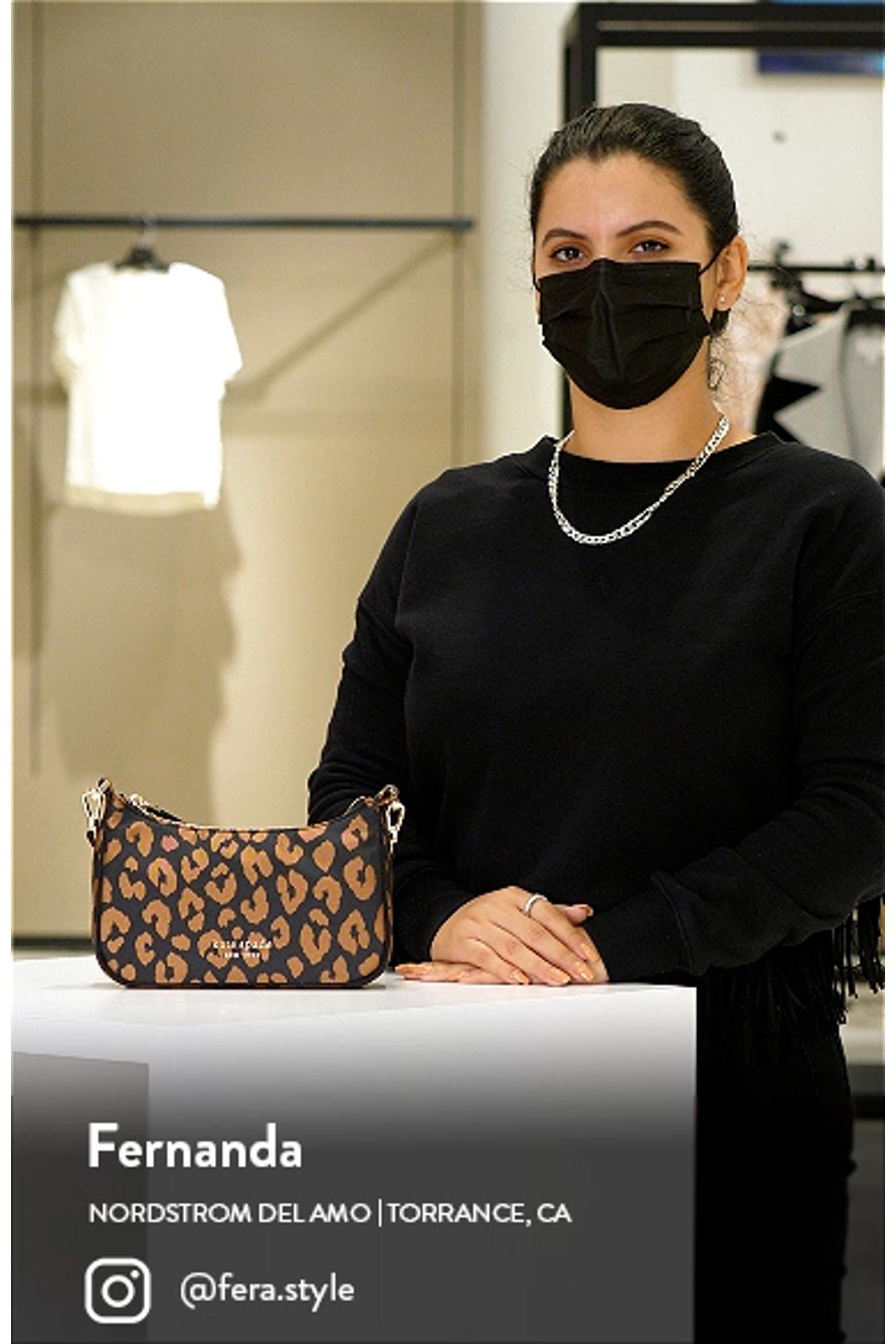 A Prinout Kate Spade New York sam animal print crossbody bag (Women) | Nordstrom