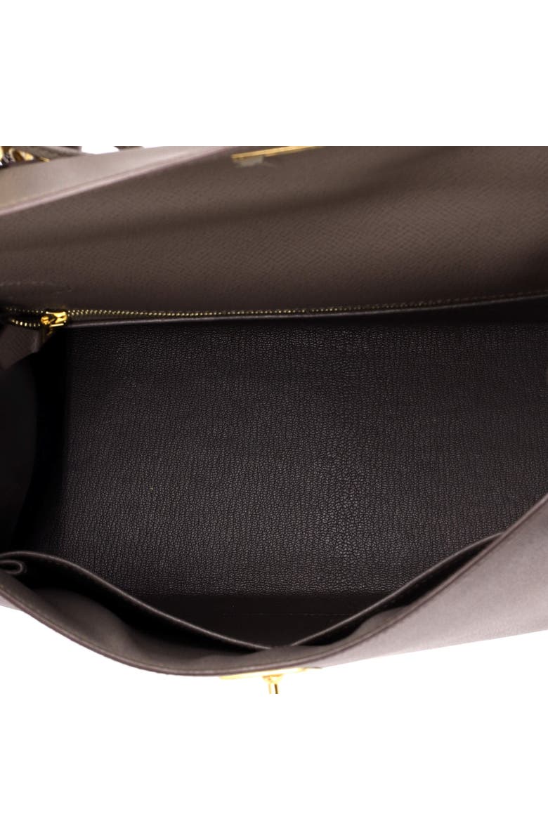 Pre-Owned Hermes Kelly Handbag Grey Epsom with Gold Hardware 28, Alternate, color, Etain
