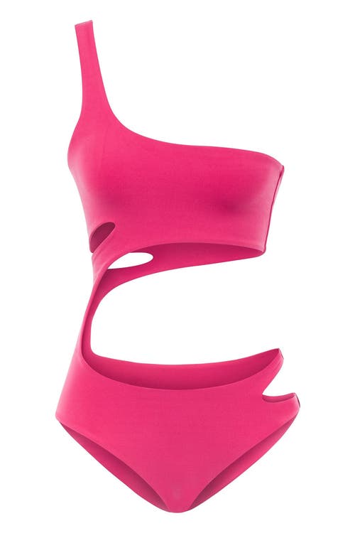 Jendue Ocean Cutout Swimsuit Jakaranda In Red