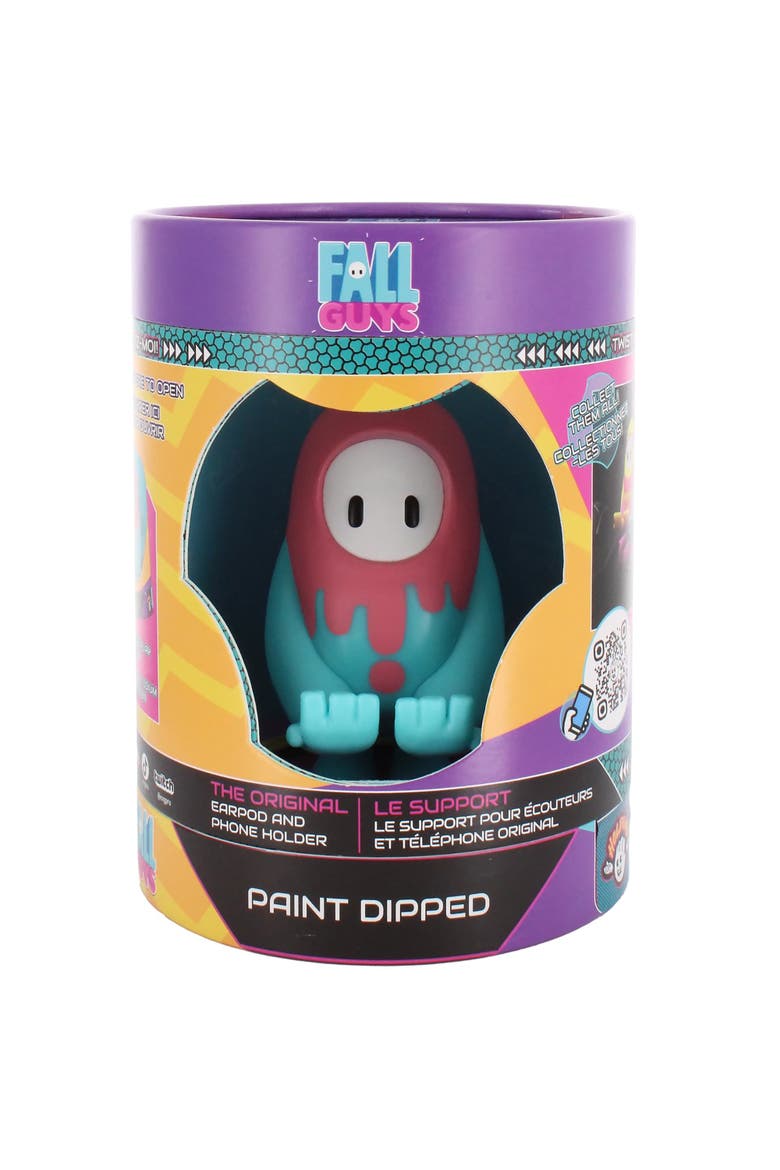 Holdems Fall Guys Paint Dipped Earbud & Phone Holder, Alternate, color, Multicolored