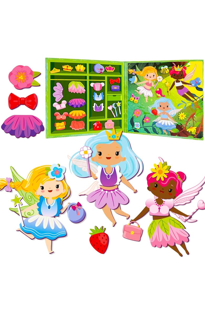 Quokka Magnetic Dress-Up Dolls for Kids Ages 3-5 - Creative Play Set, Main, color, Fairytale