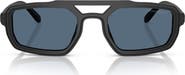 Emporio Armani 53mm Irregular Sunglasses