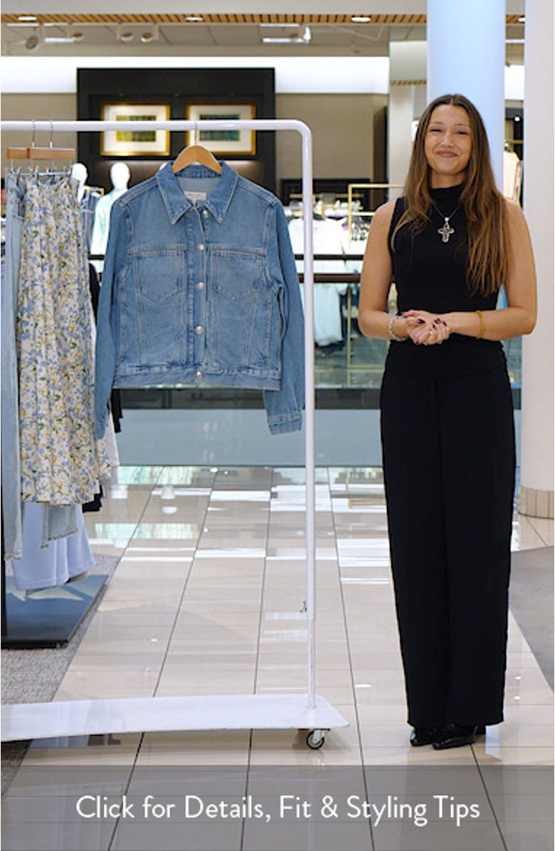 Marie Denim Trucker Jacket, sales video thumbnail