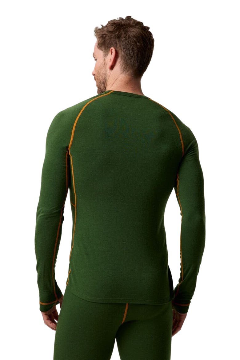 Cedars Rws Merino Lt-Wt Baselayer Crew Top - Men's, Alternate, color, Douglas Fir