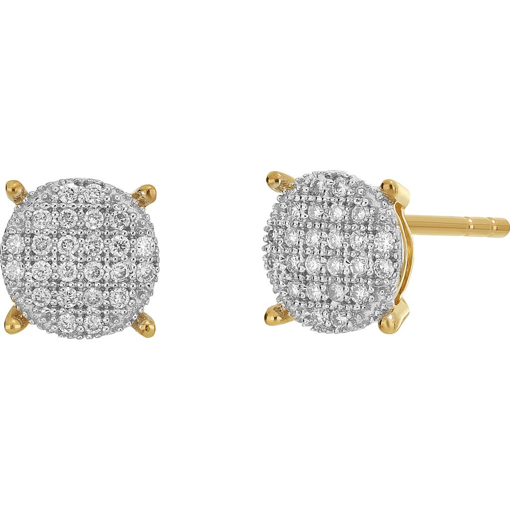 Carriere Jewelry Carrière Jewelry Diamond Circle Stud Earrings In 14k Yellow Gold