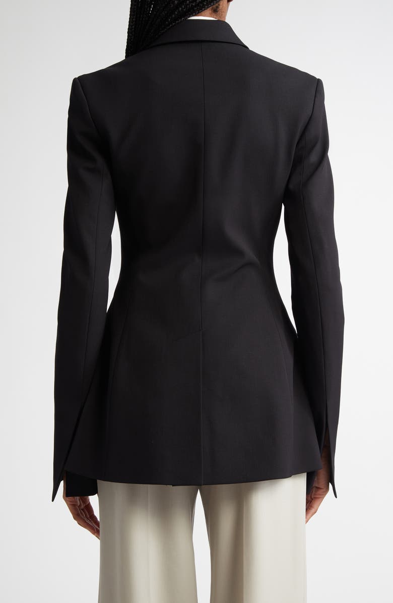 Proenza Schouler Lark Wool Blend Gabardine Blazer, Alternate, color,