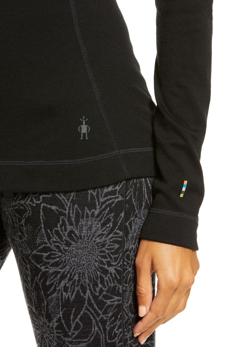 Smartwool Merino 250 Base Layer Crew Top, Alternate, color, Black