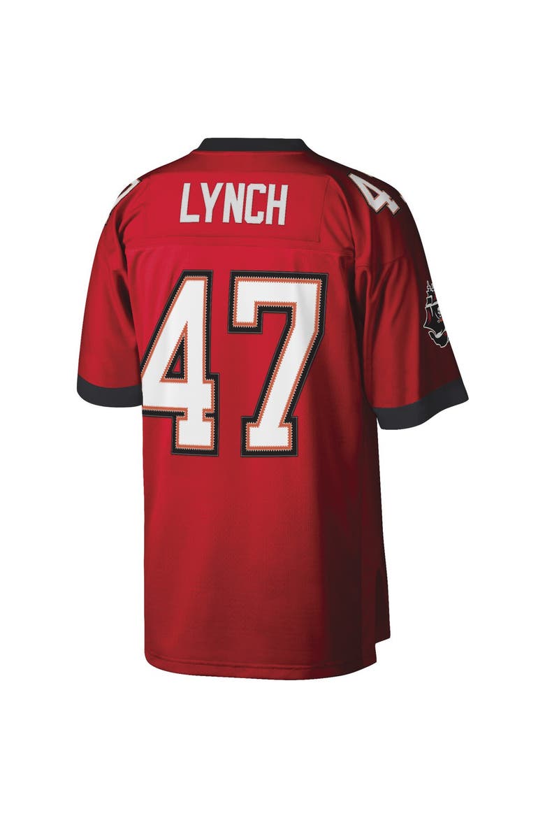 Men's Mitchell & Ness John Lynch Red Tampa Bay Buccaneers Legacy Replica Jersey, Alternate, color, Red
