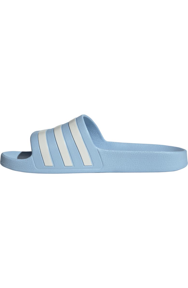 adidas Adilette Aqua Slide Sandal, Alternate, color, Blue/ Zero Met/ Zero Met