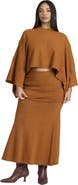 ELOQUII Sweater Maxi Skirt